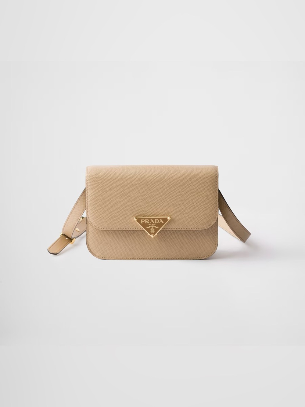 Prada Saffiano Leather Flap shoulder bag